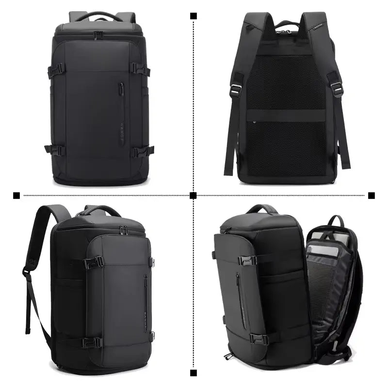BANGE Carry On Travel Backpack – Large Cabin Bag with Laptop Compartment & Shoe Storage