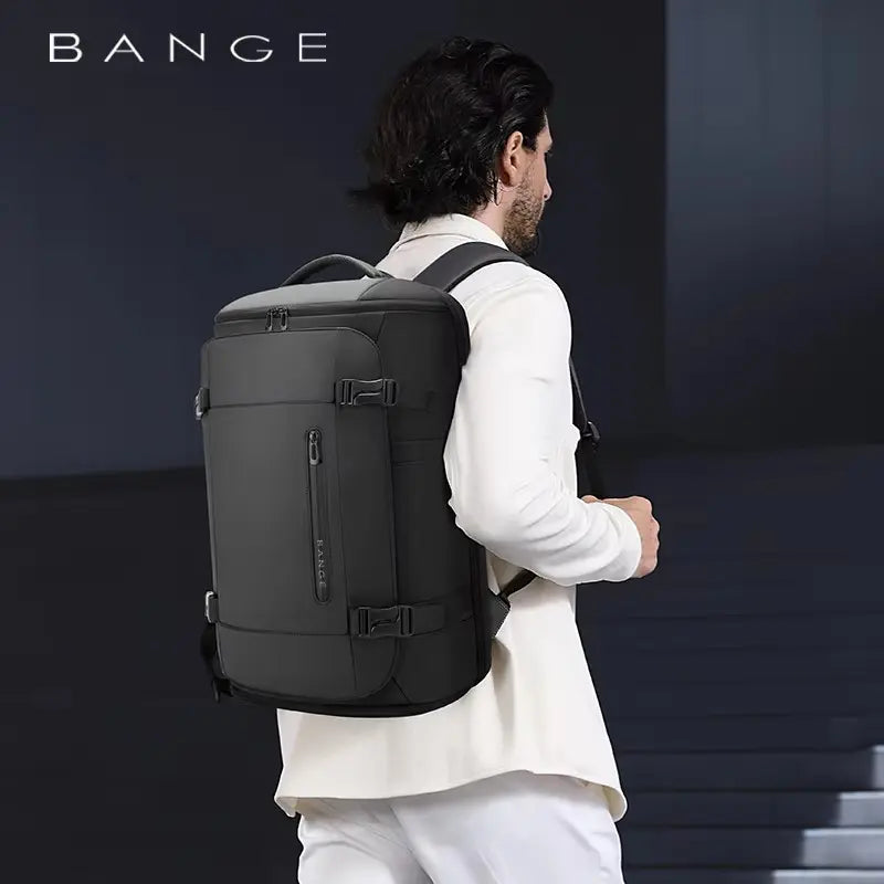 BANGE Carry On Travel Backpack – Large Cabin Bag with Laptop Compartment & Shoe Storage