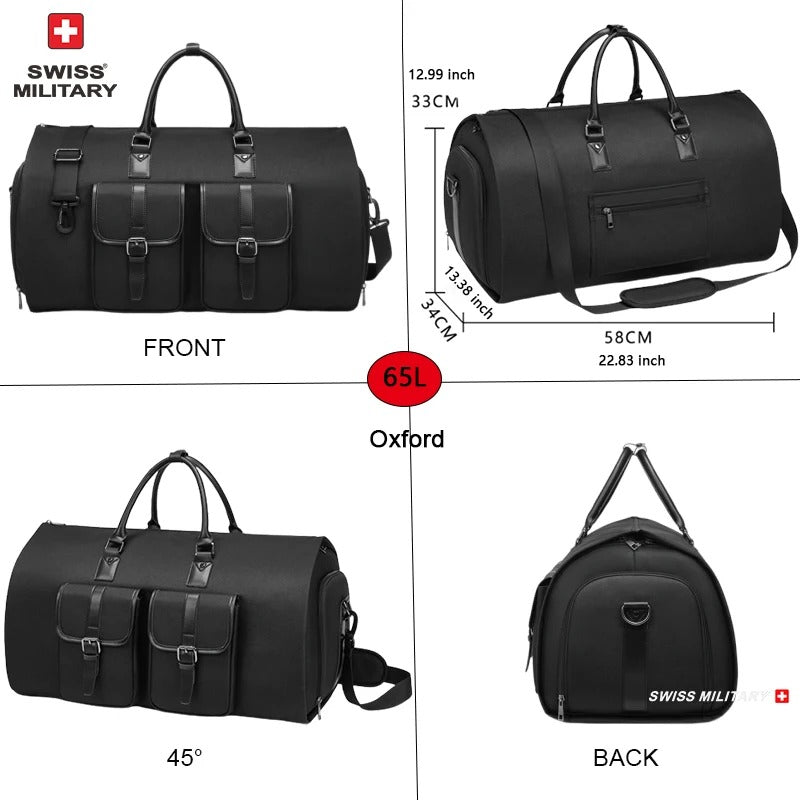 Business Garment Bag with Shoe Compartment