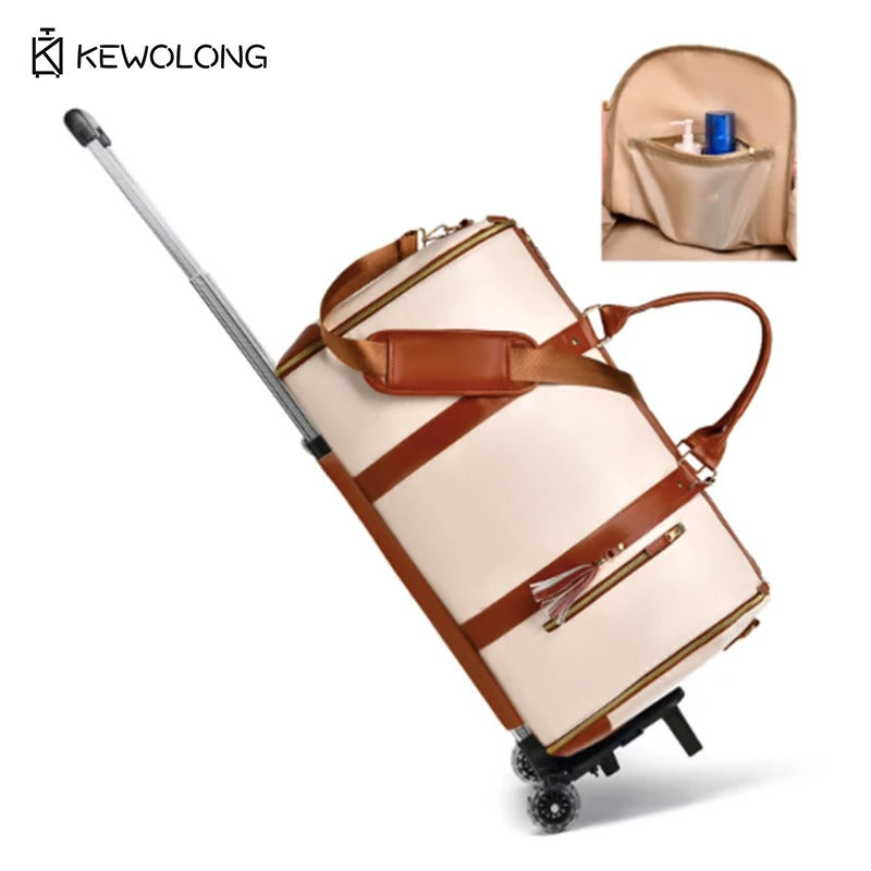 Foldable Garment Travel Bag with Wheels