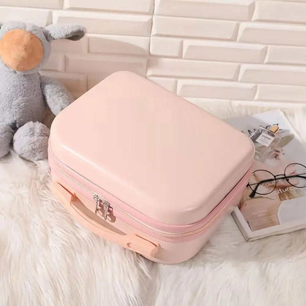 Cute 14-Inch Mini Cosmetic Suitcase Bag