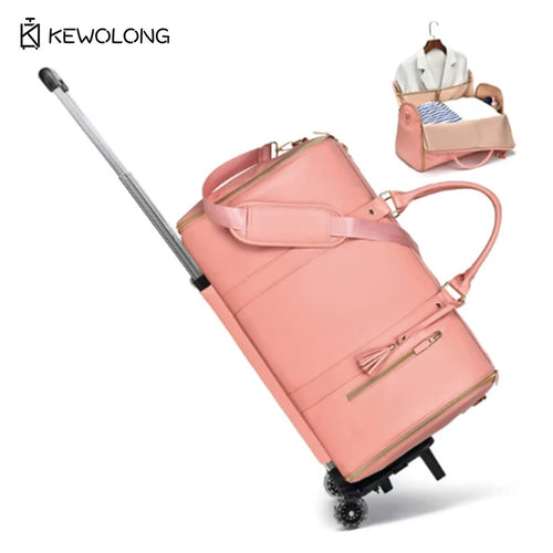 Foldable Garment Travel Bag with Wheels