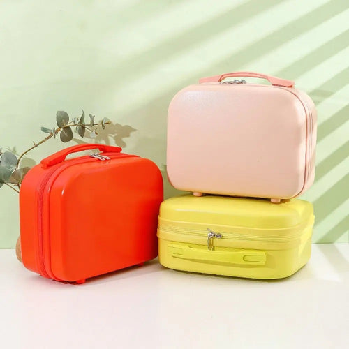 Cute 14-Inch Mini Cosmetic Suitcase Bag