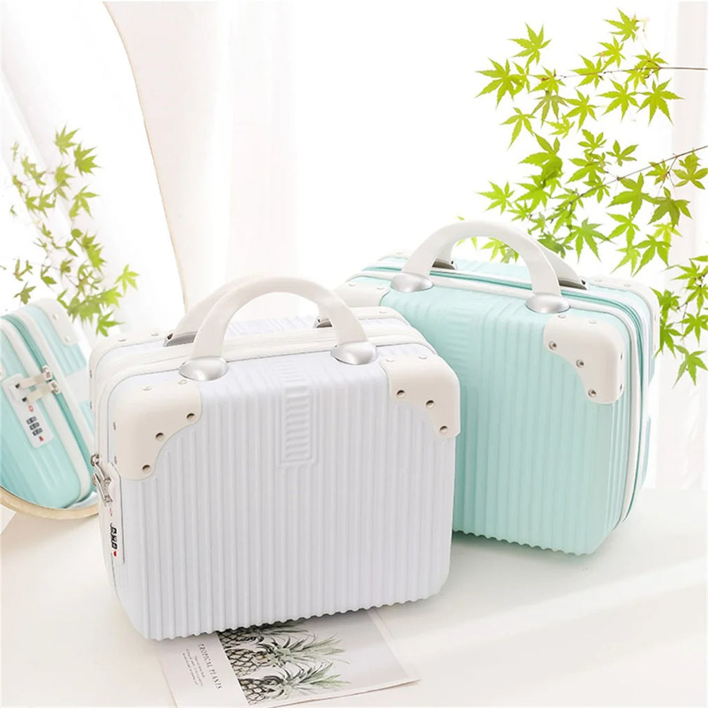 Inch Mini Travel Suitcase Cosmetic Case