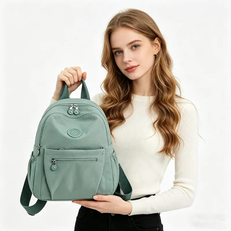 Lightweight Waterproof Nylon Everyday Backpack