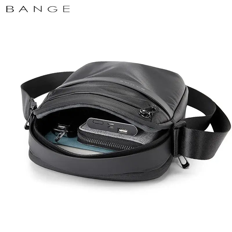 Waterproof Men’s Crossbody Shoulder Bag for 11" iPad – Large Capacity Travel Messenger Bag