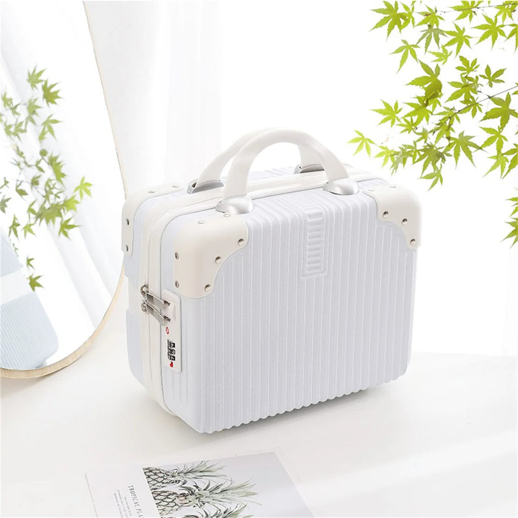 Inch Mini Travel Suitcase Cosmetic Case