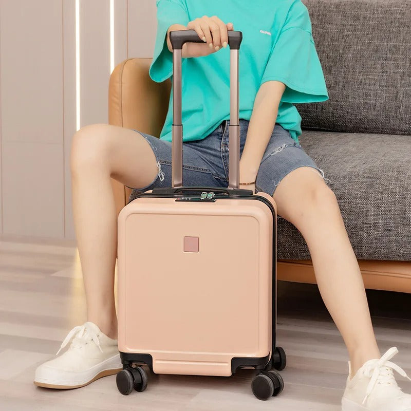 14-Inch Carry On Luggage Set – Lightweight Fashion Travel Suitcase & Trolley Case