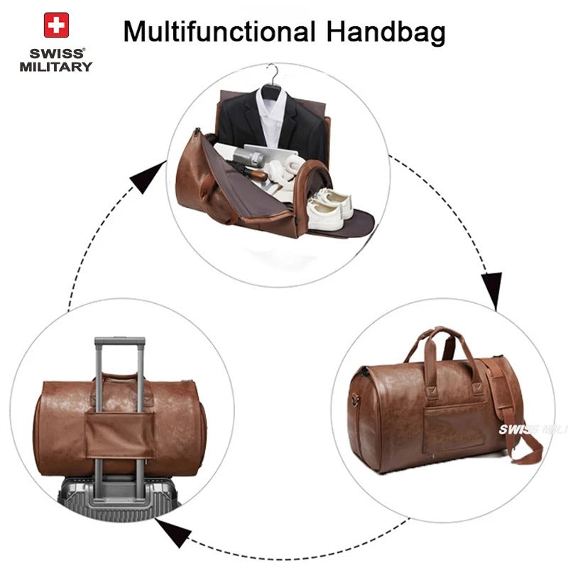 Business Garment Bag with Shoe Compartment
