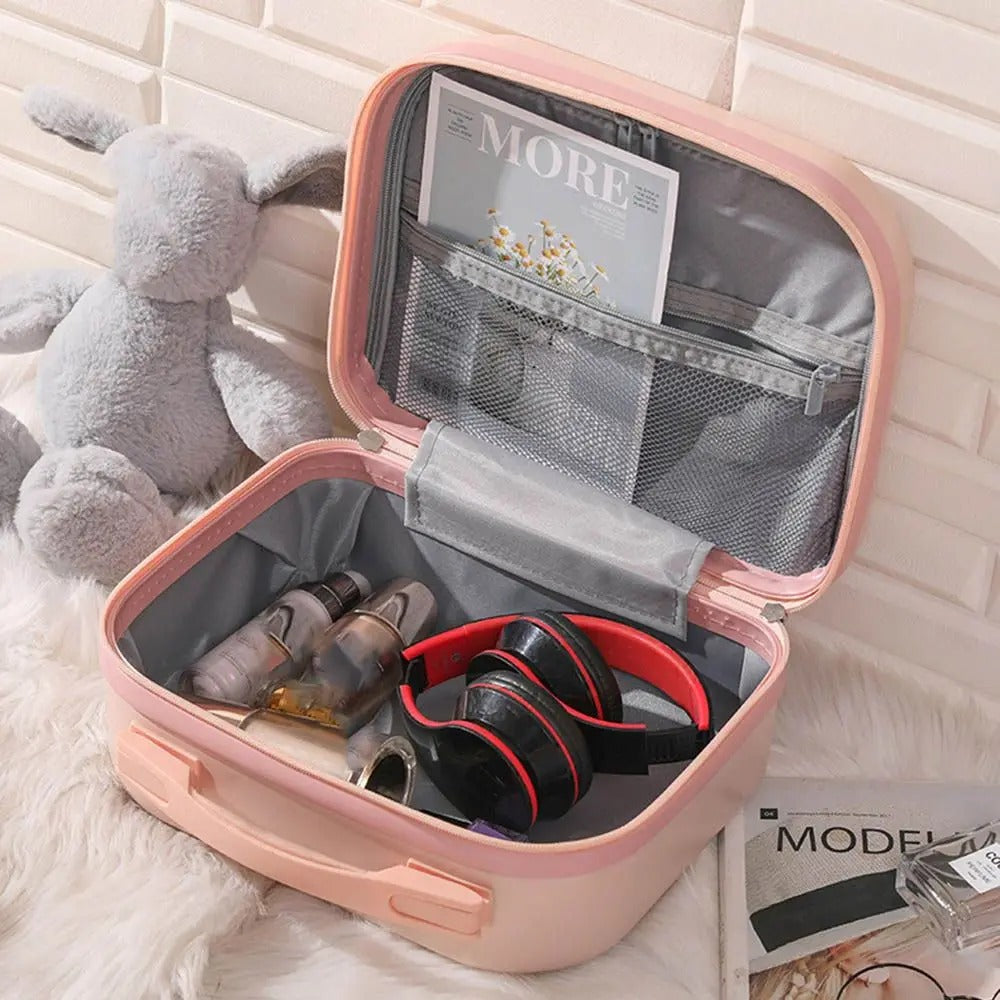 Cute 14-Inch Mini Cosmetic Suitcase Bag