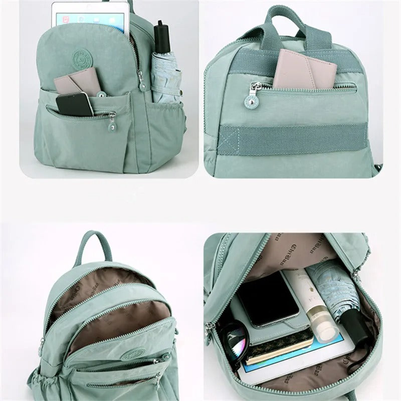 Lightweight Waterproof Nylon Everyday Backpack