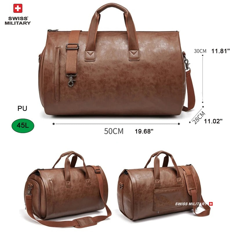 Business Garment Bag with Shoe Compartment