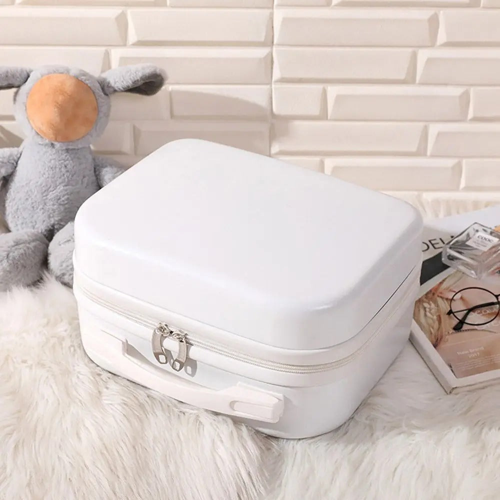 Cute 14-Inch Mini Cosmetic Suitcase Bag