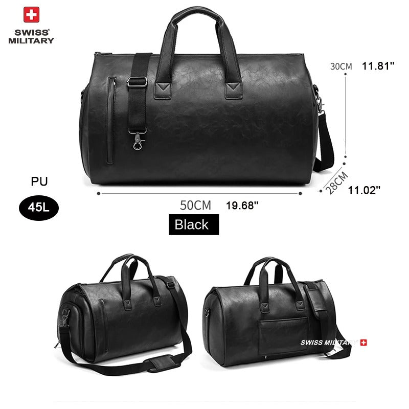 Business Garment Bag with Shoe Compartment