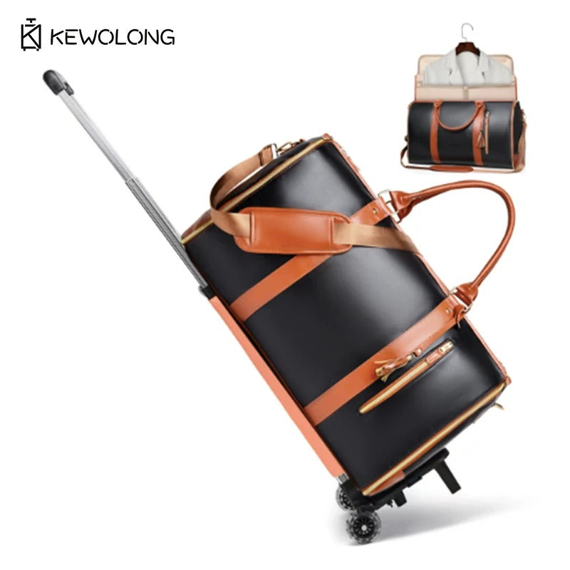 Foldable Garment Travel Bag with Wheels
